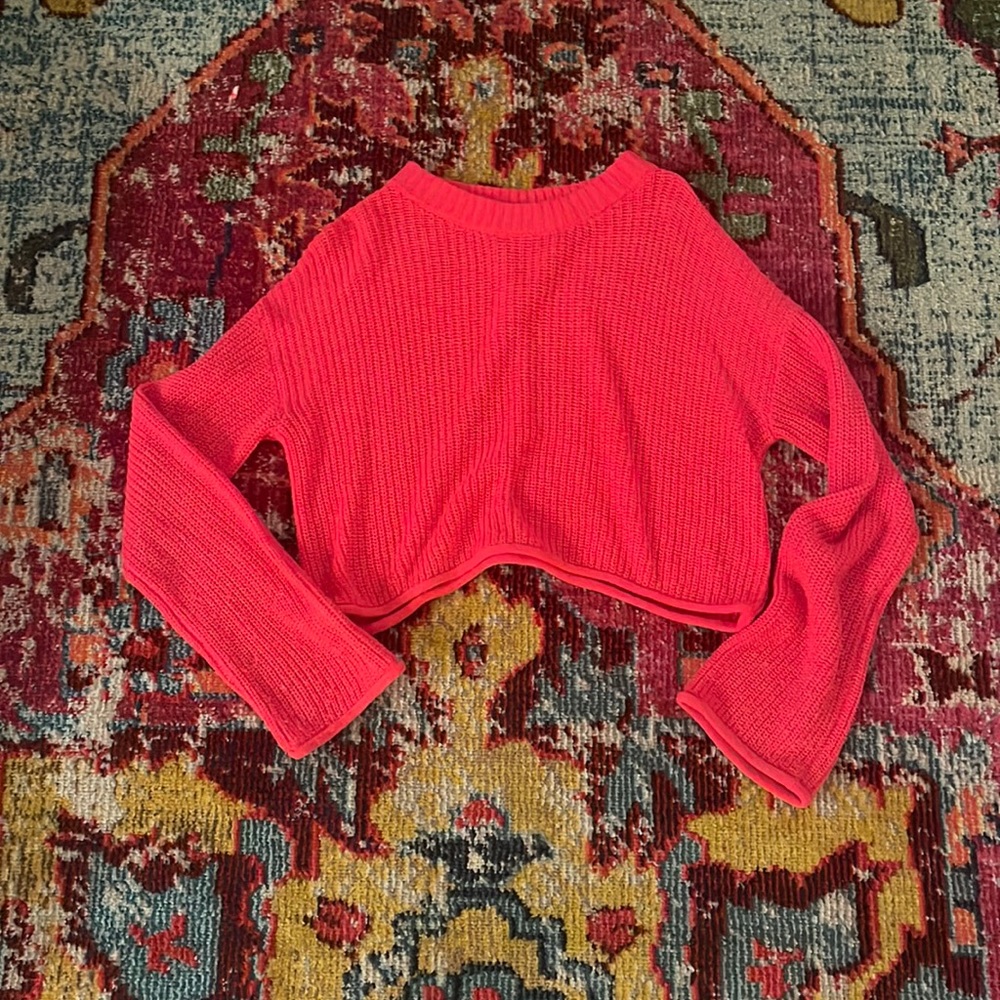 Pink sweater